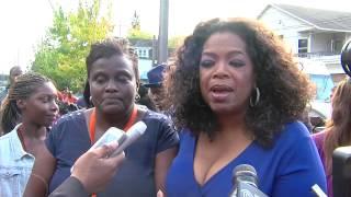 Oprah Winfrey Helps Mary Nelson