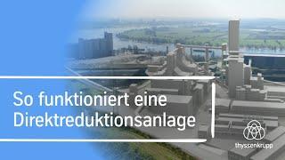 So funktioniert eine Direktreduktionsanlage – In 5 Minuten erklärt