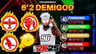 99 3PT + 95 BALL HANDLE + 96 STEAL + 87 DUNK is THE BEST 6’2 GUARD BUILD in NBA 2K25!