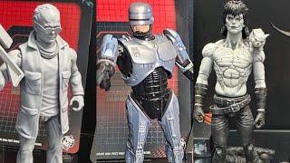 New Robocop & The Crow action figures on display toy fair trick or treat studios