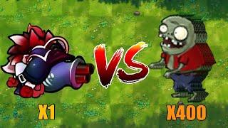 PVZ 1 Fusion 2.5 Challenge!! New Plants - 1 Plants Fusion VS 400 Imp Zombies - Who Will Win?