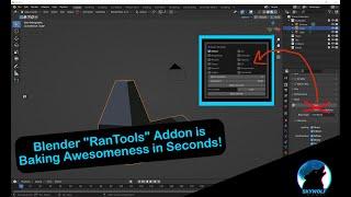 Blender RanTools is Texture Baking Awesomeness in Seconds!