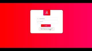 Login & Signup Form using Html5 Css3 Jquery