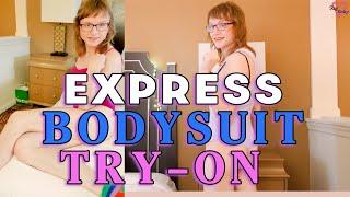 Cute Trans Girl Bodysuit Try-On - Trans Body Positivity Haul Express Aerie Dress Lingerie Haul