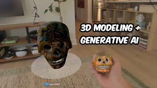 I made 3D models in Vision Pro--Testing GenAI Tool Meshy