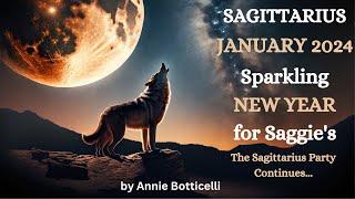 Sagittarius January 2024￼ SAGITTARIUS PARTY CONTINUES! (Sparking New Year for Saggies!) Astrology