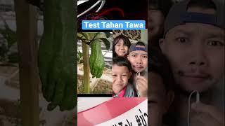 YUK BERMAIN TEST TAHAN TAWA BARENG DUO BOCILKU #shorts #reaction