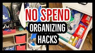 REALISTIC HOUSEHOLD ORGANIZING HACKS // BUDGET FRIENDLY TIPS