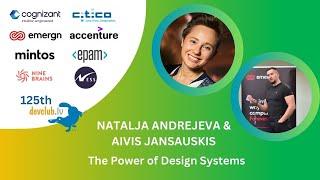 The Power of Design Systems by Natalja Andrejeva and Aivis Jansauskis at 125th DevClub.lv event