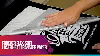 FOREVER Flex-Soft (No-Cut) laser heat transfer paper