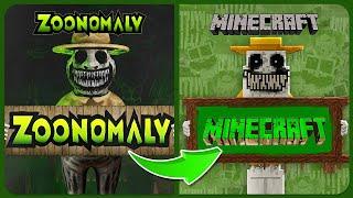 Zoonomaly vs Minecraft | Zoonomaly Horror Game | Zookeeper, Monster Fox, Smile Cat...!