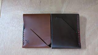 New! Open Sea Leather Topsider Bifold LT! Both versions almost perfect Cash Wallet ASMR EDC Review