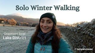 Freezing winter walking in the Lake District ️ // Grasmere loop // 4 Wainwrights ticked off