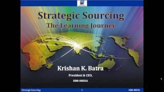 Webinar on Strategic Sourcing