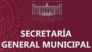 SECRETARÍA GENERAL MUNICIPAL