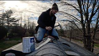 Roof Safety - Installing Permanent Roofing Anchor 2815 and how to use a Fall Protection Harness