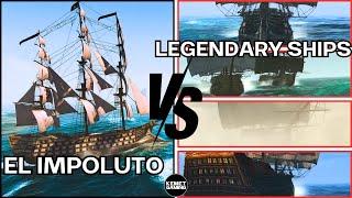 [MOD] El Impoluto ~ VS ~ Legendary Ships - Assassin's Creed 4 Black Flag Gameplay