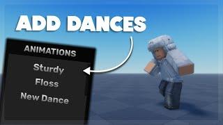 Roblox Animation Menu System