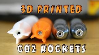 3D Printed CO2 Rockets