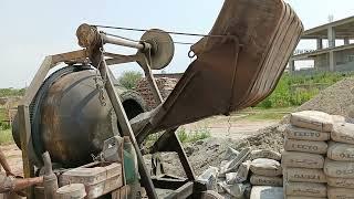 Make Fresh Concrete on Construction Site