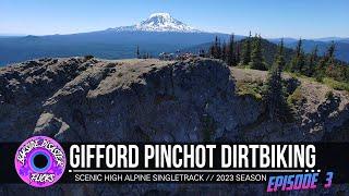 Riding Incredibly Scenic Singletrack Dirt Bike Trails in Washington's Gifford Pinchot Forest!