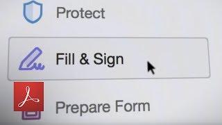 Adobe Acrobat DC Formulare ausfüllen mit Ausfüllen u,. Unterschreiben Tutorial | Adobe DE