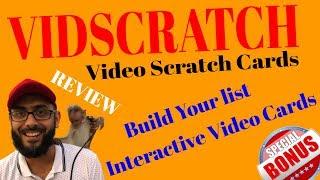 Vidscratch Review & Bonus  Build Your Email List with Video Scratch Cards GamificationVidscratch