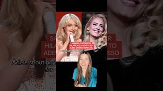 Sabrina Carpenter HILARIOUSLY Reacts To Adele Singing & Praising Espresso!