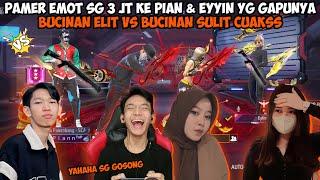 BUCINAN FF ELIT VS BUCINAN FF SULIT! ANDRA & RATU PAMERIN SG 3 JT DIDEPAN PIAN & EYYIN YG GAPUNYA