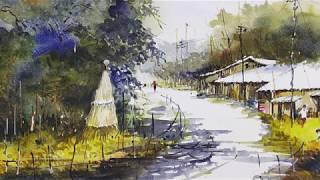 Beauty of Bangla #2 - Watercolor Demonstration by Md Kauser Hossain