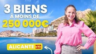 3 BIENS NEUFS À MOINS DE 250 000€ À VENDRE À ALICANTE | J'achète en Espagne