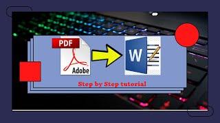 How to Convert PDF to Word Document | Free and No Software  | Without Losing Format