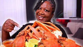SEAFOOD BOIL | SNOW CRAB + BLUE CRAB AND HEAD ON SHRIMP! | EAT WITH ME | 먹방
