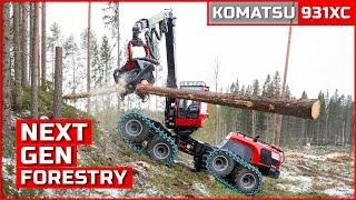 KOMATSU 931XC HARVESTER: The Future of Forestry is Here