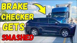 BRAKE CHECK ROAD RAGE | Bad Drivers, Car Crash, Bad Lorry Drivers, Accident, Instant Karma