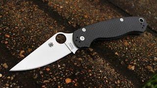 Knifeworks Exclusive Spyderco Paramilitary 2 with Carbon Fiber & CPM-M4