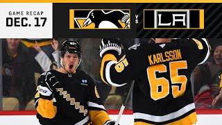 GAME RECAP: Penguins vs. Kings (12.17.24) | Rickard Rakell Scores OT Winner