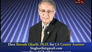 Siavash Gharib for Assessor / Cost of Candidate Statement