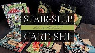 Stair-Step Card Set Tutorial and Walkthrough | Life is Abundant Card Kit