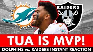 Dolphins Offense COOKS The Raiders! Miami Dolphins vs. Las Vegas Raiders INSTANT REACTION