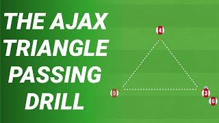 The Ajax Triangle Passing Drill | Football/Soccer