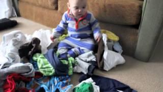 Gideon Says "Why fold laundry when you can roll in it?"