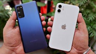 Samsung S20 FE 5G vs iPhone 11 Camera Comparison in 2021| Shocking Results! (HINDI)