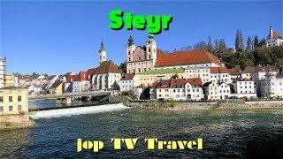 Rundgang durch die Stadt Steyr (Oberösterreich) Österreich jop TV Travel
