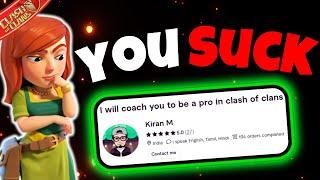 I Hired A Clash of Clans Coach (And Pretended to Suck)