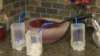 How to Make Ice Glasses and Ice Bowls - Minnesota Cold (Part 19A)