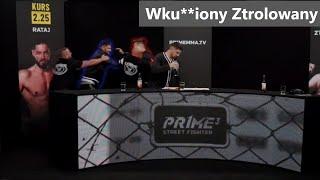 Ztrolowany wjeżdża w Rataja bo go rzucił korkiem - Zadyma PRIME SHOW MMA 3