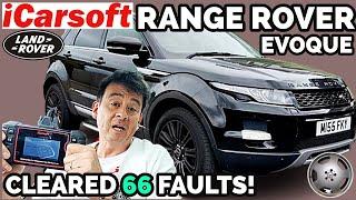 iCarsoft Cleared 66 Faults on my Range Rover Evoque !