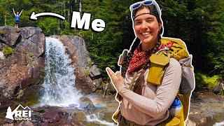 BACKPACKING to the Most Remote Waterfall in New Hampshire! | 2022 Summer Road Trip - Ep. 6