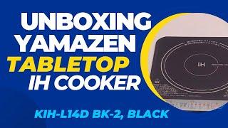 #unboxing Yamazen Tabletop IH Cooker,KIH-L14D BK-2, Black